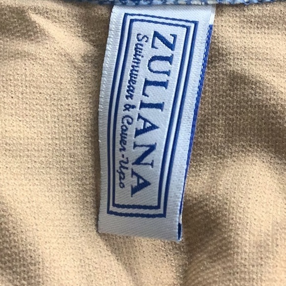 Zuliana Size Small Blue Triangle Bikini Set. Made in USA. New With Tags - Picture 6 of 7